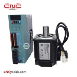 پک کامل سروو موتور 750w وات ترمزدار hqm اچ کیو ام 3000 دور rpm مدل ECMA-C20807BS کد درایو ASD-F-0721-B