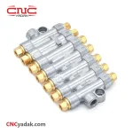 ترمینال مقسم روغنکاری قابل تنظیم سوپاپدار فشار قوی 7 خروجی