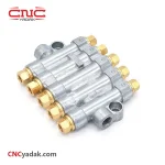 ترمینال مقسم روغنکاری قابل تنظیم سوپاپدار فشار قوی 5 خروجی